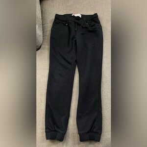 Vintage Levi's Classic Kids Black Joggers With Drawstring Size Medium 10-12 Yrs